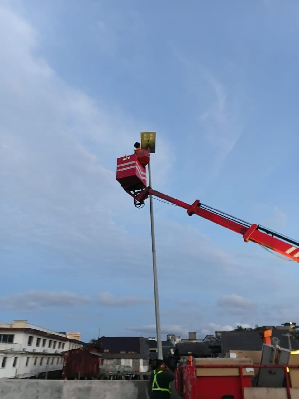 Solar Street Light Installation